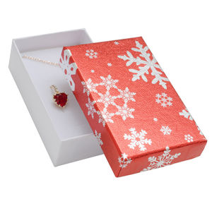 JK Box Vánoční dárková krabička na náušnice XR-6/A7/A1