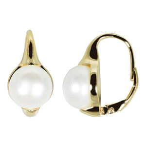 JwL Luxury Pearls Pozlacené náušnice s pravými perlami JL0532