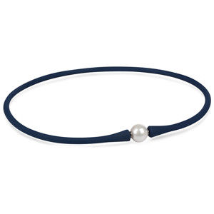 JwL Luxury Pearls Sportovní perlový náhrdelník modrý JL0343