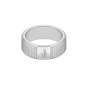Lacoste Originální pánský ocelový prsten Stencil 2040195 62 mm