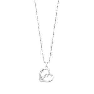 Lotus Silver Něžný stříbrný náhrdelník se srdíčkem LP3309-1/1