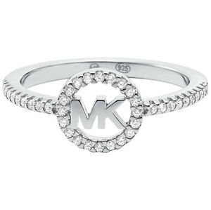 Michael Kors Luxusní stříbrný prsten se zirkony MKC1250AN040 49 mm
