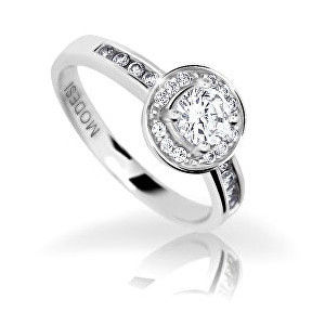 Modesi Třpytivý stříbrný prsten WAIYS-R 53 mm