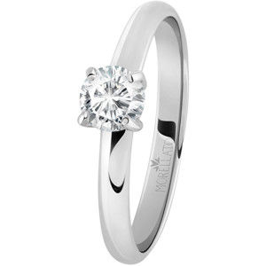 Morellato Ocelový prsten s krystalem Love Rings SNA42 56 mm