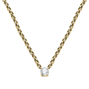 Morellato Originální pozlacený náhrdelník s krystalem Poetica SAUZ30