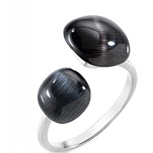Morellato Stylový prsten zdobený kočičím okem Gemma SAKK33 52 mm