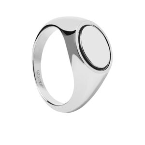 PDPAOLA Výrazný stříbrný prsten STAMP Silver AN02-628 54 mm