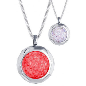 Preciosa Ocelový náhrdelník s krystaly Duo Colour 7313 63