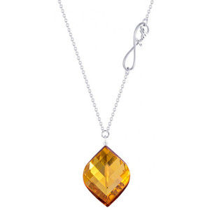 Preciosa Stříbrný náhrdelník s krystalem Faith 6025 61