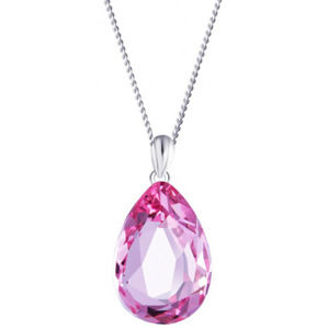 Preciosa Stříbrný náhrdelník s krystalem Iris 6078 69 (řetízek, přívěsek)