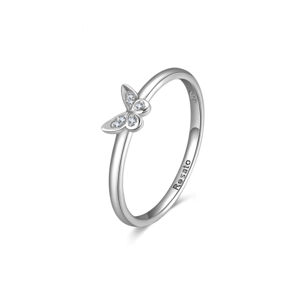 Rosato Stříbrný prsten s čirými zirkony Allegra RZA021 54 mm