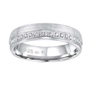 Silvego Snubní stříbrný prsten Paradise pro ženy QRGN23W 58 mm