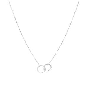 Tamaris Slušivý ocelový náhrdelník s kroužky TJN0226-919