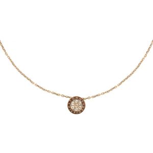 Tommy Hilfiger Stylový bronzový náhrdelník s přívěskem 2780579