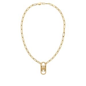 Tommy Hilfiger Stylový pozlacený náhrdelník Monogram 2780723