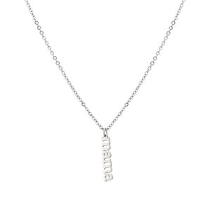 Troli Ocelový náhrdelník s přívěskem Mama VEDN0451S